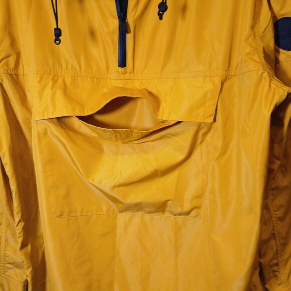 PAJAR Canada Yellow Quarter zip Pullover Rain Repellent Hooded Jacket Size Small - Picture 5 of 9